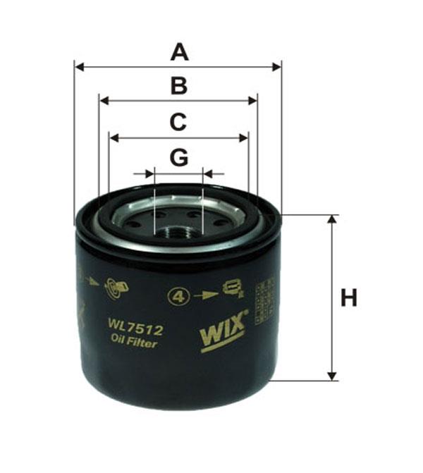WIX WL7512 Масляный фильтр WL7512: Отличная цена - Купить в Польше на 2407.PL!