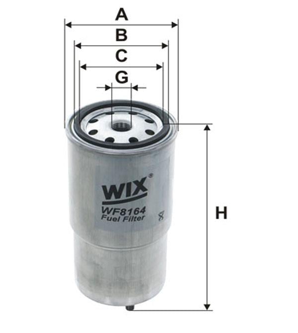WIX WF8164 Fuel filter WF8164: Buy near me in Poland at 2407.PL - Good price!