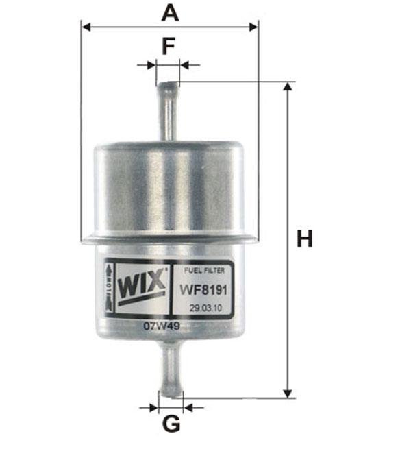 WIX WF8191 Kraftstofffilter WF8191: Kaufen Sie zu einem guten Preis in Polen bei 2407.PL!