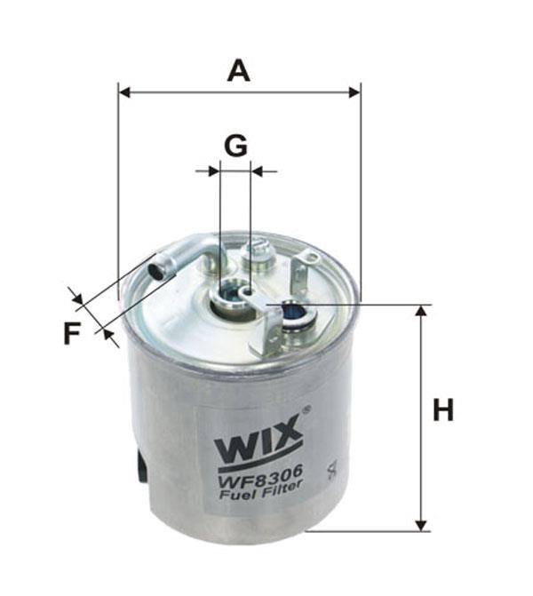 WIX WF8306 Топливный фильтр WF8306: Отличная цена - Купить в Польше на 2407.PL!