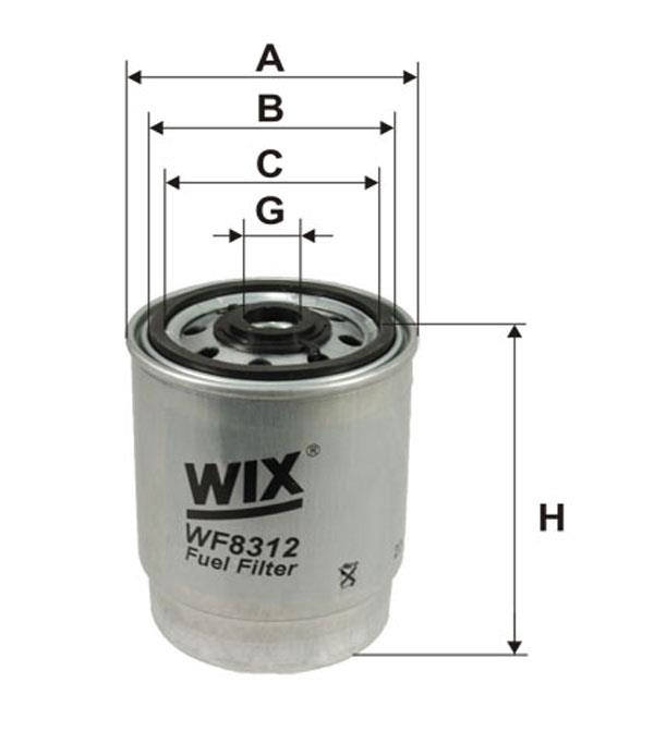 Kraftstofffilter WIX WF8312