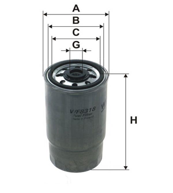 WIX WF8318 Fuel filter WF8318: Buy near me at 2407.PL in Poland at an Affordable price!