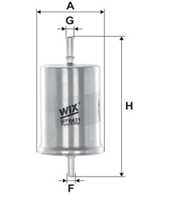 WIX WF8431 Fuel filter WF8431: Buy near me in Poland at 2407.PL - Good price!