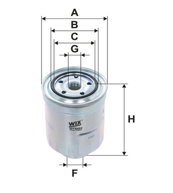 WIX WF8468 Fuel filter WF8468: Buy near me at 2407.PL in Poland at an Affordable price!