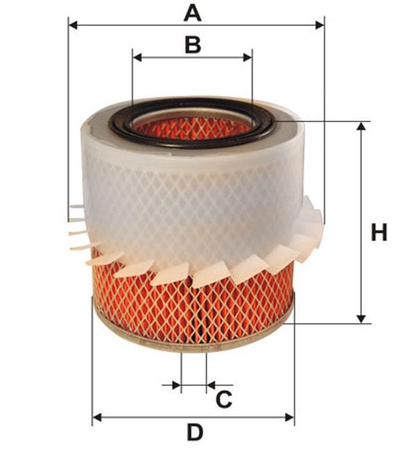 WIX WA6634 Air filter WA6634: Buy near me at 2407.PL in Poland at an Affordable price!