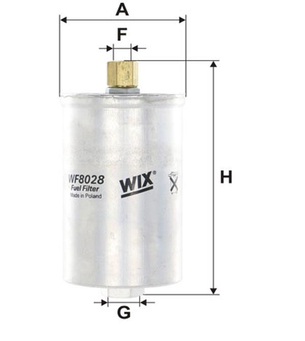 WIX WF8028 Фільтр палива WF8028: Приваблива ціна - Купити у Польщі на 2407.PL!