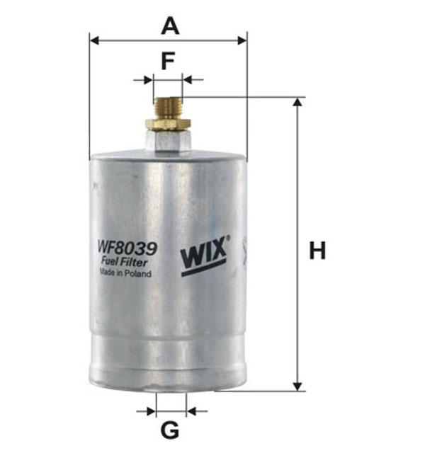 WIX WF8039 Топливный фильтр WF8039: Отличная цена - Купить в Польше на 2407.PL!
