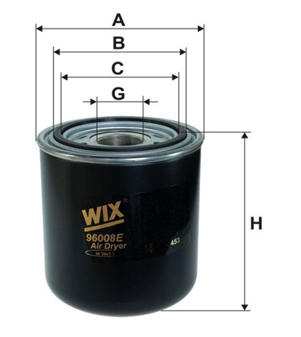 WIX 96008E Lufttrocknerfilter 96008E: Kaufen Sie zu einem guten Preis in Polen bei 2407.PL!