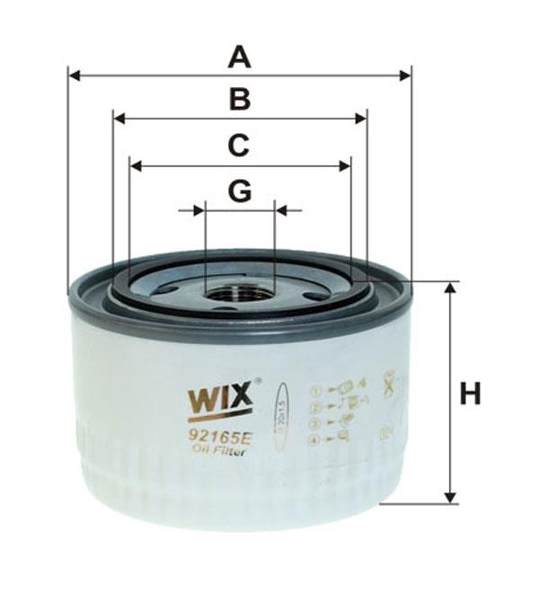 WIX 92165E Масляный фильтр 92165E: Отличная цена - Купить в Польше на 2407.PL!
