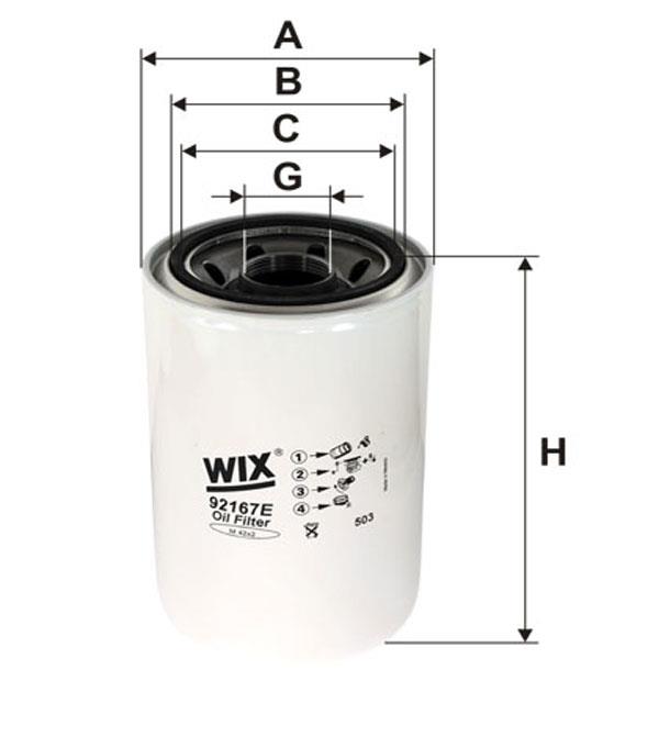 WIX 92167E Oil Filter 92167E: Buy near me in Poland at 2407.PL - Good price!