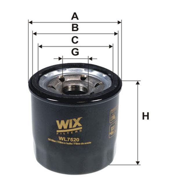 Oil Filter WIX WL7520