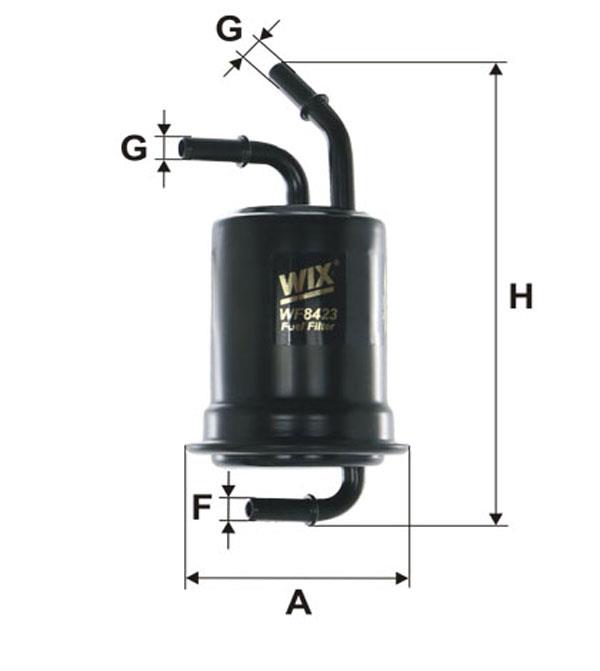 WIX WF8423 Fuel filter WF8423: Buy near me in Poland at 2407.PL - Good price!