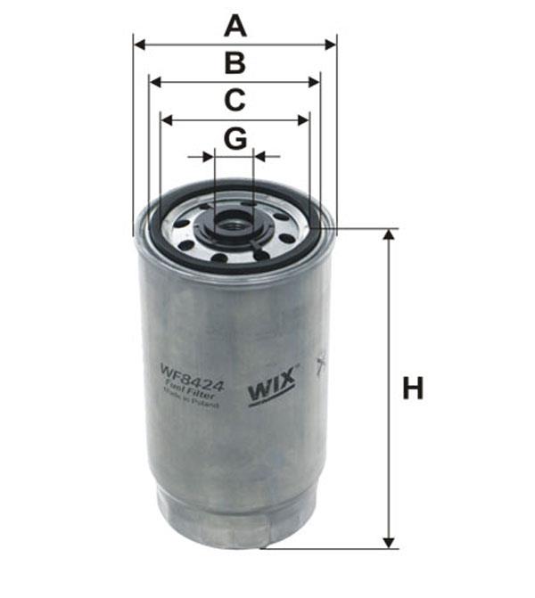 WIX WF8424 Fuel filter WF8424: Buy near me in Poland at 2407.PL - Good price!
