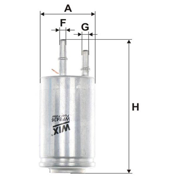 WIX WF8436 Fuel filter WF8436: Buy near me at 2407.PL in Poland at an Affordable price!