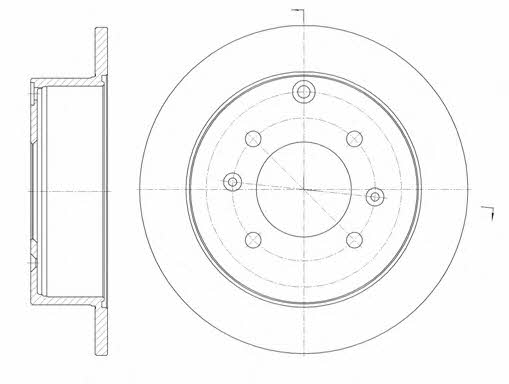 Woking D6757.00 Bremsscheibe hinten, unbelüftet D675700: Kaufen Sie zu einem guten Preis in Polen bei 2407.PL!