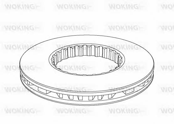 Woking NSA1146.20 Tarcza hamulcowa NSA114620: Dobra cena w Polsce na 2407.PL - Kup Teraz!