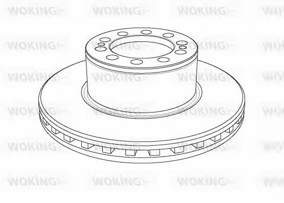 Woking NSA1157.20 Tarcza hamulcowa NSA115720: Dobra cena w Polsce na 2407.PL - Kup Teraz!