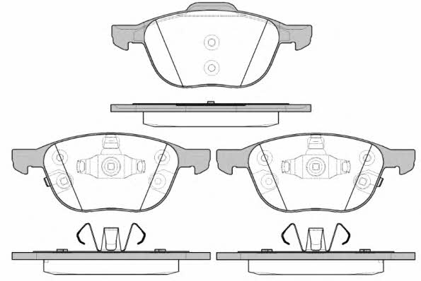 Woking P11823.12 Brake Pad Set, disc brake P1182312: Buy near me in Poland at 2407.PL - Good price!