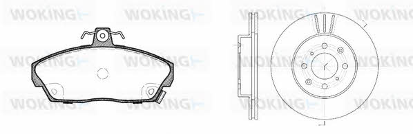 Woking 82373.01 Bremsscheiben vorne innenbelüftet mit Belägen, Satz 8237301: Kaufen Sie zu einem guten Preis in Polen bei 2407.PL!