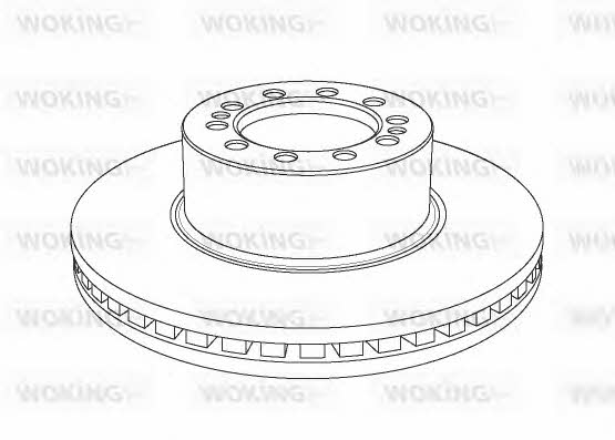 Woking NSA1178.20 Tarcza hamulcowa NSA117820: Dobra cena w Polsce na 2407.PL - Kup Teraz!