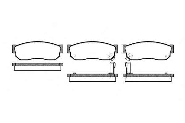 Woking P0493.02 Brake Pad Set, disc brake P049302: Buy near me at 2407.PL in Poland at an Affordable price!