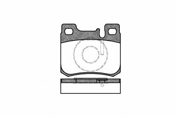 Woking P0573.20 Тормозные колодки дисковые, комплект P057320: Отличная цена - Купить в Польше на 2407.PL!