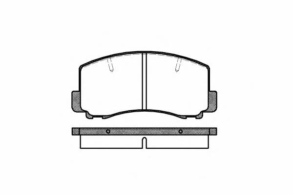 Woking P0653.00 Brake Pad Set, disc brake P065300: Buy near me in Poland at 2407.PL - Good price!