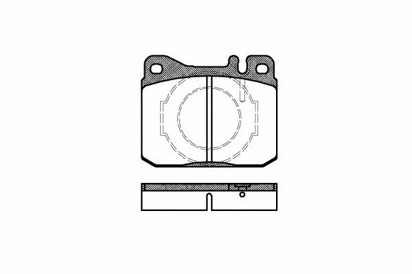 Woking P1103.40 Brake Pad Set, disc brake P110340: Buy near me in Poland at 2407.PL - Good price!