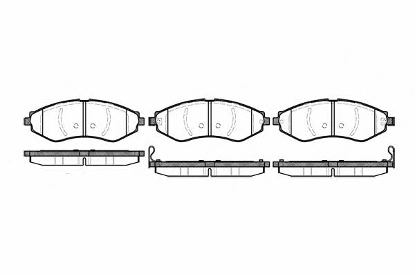 Woking P7453.22 Brake Pad Set, disc brake P745322: Buy near me in Poland at 2407.PL - Good price!