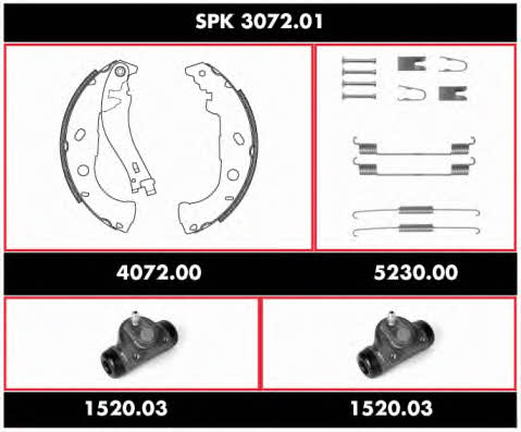 Woking SPK 3072.01 Brake shoe set SPK307201: Buy near me in Poland at 2407.PL - Good price!