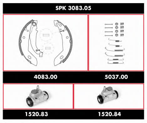  SPK 3083.05 Szczęki hamulcowe, zestaw SPK308305: Dobra cena w Polsce na 2407.PL - Kup Teraz!