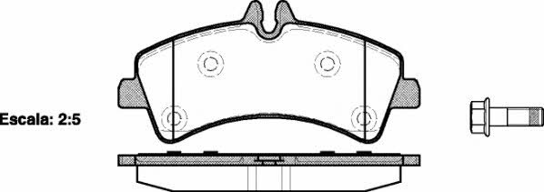 Woking P13473.00 Тормозные колодки дисковые задние, комплект P1347300: Отличная цена - Купить в Польше на 2407.PL!