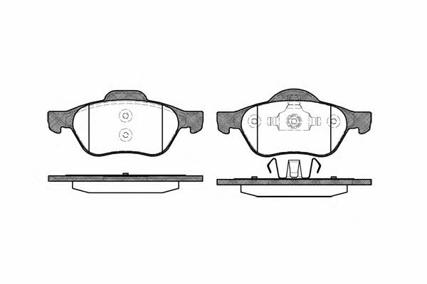 Woking P8623.00 Тормозные колодки дисковые, комплект P862300: Отличная цена - Купить в Польше на 2407.PL!