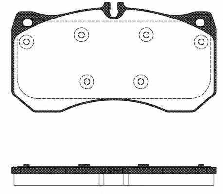 Woking P15973.00 Тормозные колодки дисковые, комплект P1597300: Отличная цена - Купить в Польше на 2407.PL!