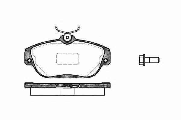 Woking P2683.10 Brake Pad Set, disc brake P268310: Buy near me in Poland at 2407.PL - Good price!