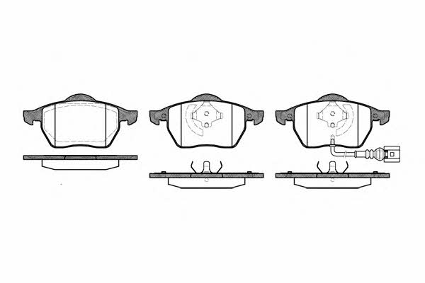 Woking P2903.41 Brake Pad Set, disc brake P290341: Buy near me in Poland at 2407.PL - Good price!