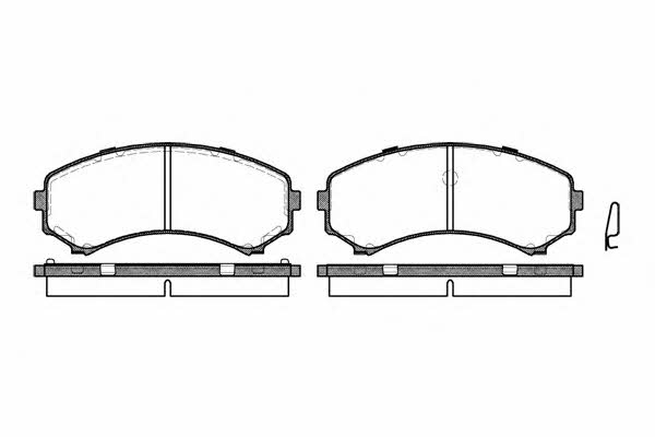 Woking P2963.00 Brake Pad Set, disc brake P296300: Buy near me in Poland at 2407.PL - Good price!