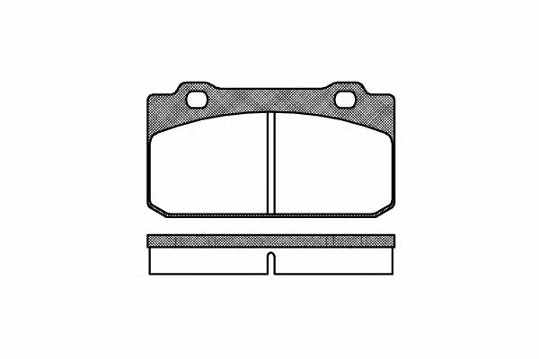 Woking P3103.00 Brake Pad Set, disc brake P310300: Buy near me at 2407.PL in Poland at an Affordable price!