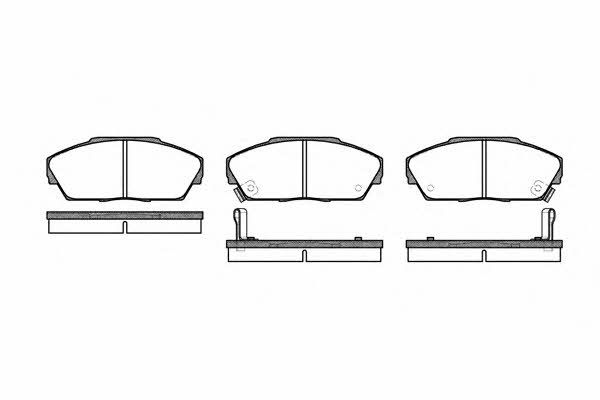 Woking P3373.02 Тормозные колодки дисковые, комплект P337302: Отличная цена - Купить в Польше на 2407.PL!