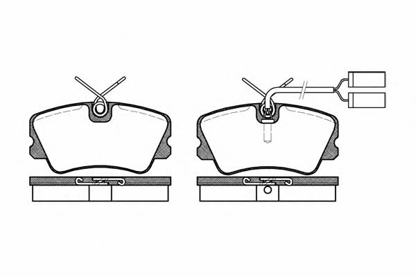 Woking P3593.02 Тормозные колодки дисковые, комплект P359302: Отличная цена - Купить в Польше на 2407.PL!