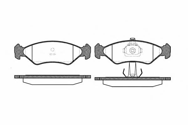 Woking P3853.20 Brake Pad Set, disc brake P385320: Buy near me at 2407.PL in Poland at an Affordable price!