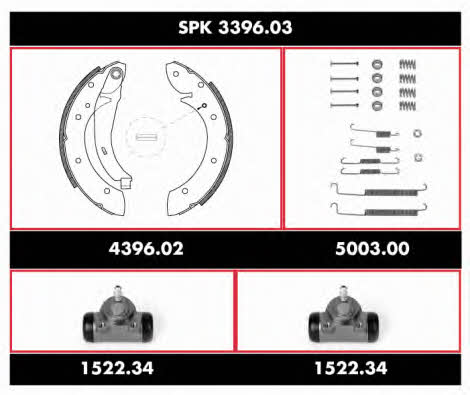  SPK 3396.03 Brake shoe set SPK339603: Buy near me in Poland at 2407.PL - Good price!