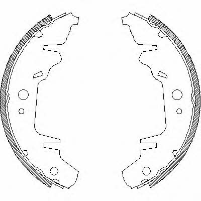 Woking Z4020.00 Brake shoe set Z402000: Buy near me in Poland at 2407.PL - Good price!