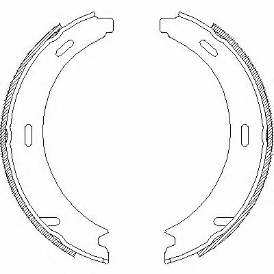 Woking Z4093.02 Колодки тормозные стояночного тормоза Z409302: Отличная цена - Купить в Польше на 2407.PL!