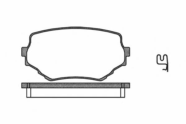 Woking P4943.02 Тормозные колодки дисковые, комплект P494302: Отличная цена - Купить в Польше на 2407.PL!