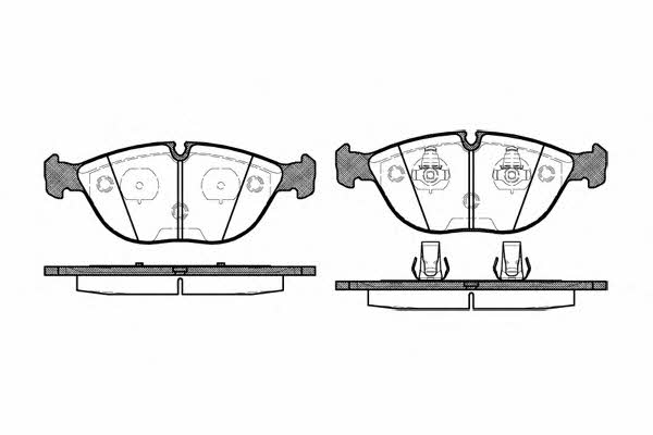 Woking P4973.00 Тормозные колодки дисковые, комплект P497300: Отличная цена - Купить в Польше на 2407.PL!