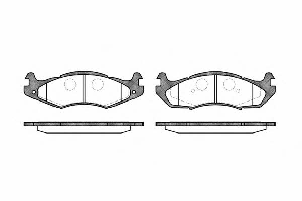 Woking P5633.00 Тормозные колодки дисковые, комплект P563300: Отличная цена - Купить в Польше на 2407.PL!