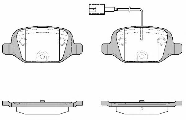 Woking P6273.12 Brake Pad Set, disc brake P627312: Buy near me in Poland at 2407.PL - Good price!