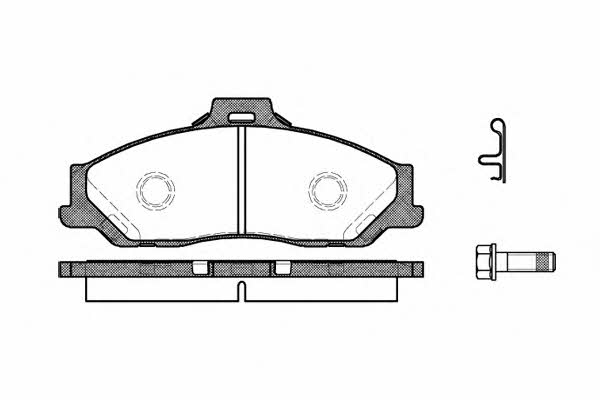 Woking P6303.01 Brake Pad Set, disc brake P630301: Buy near me in Poland at 2407.PL - Good price!