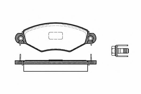 Woking P7433.10 Тормозные колодки дисковые, комплект P743310: Купить в Польше - Отличная цена на 2407.PL!